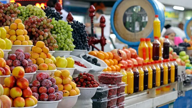 中央アジアの市場